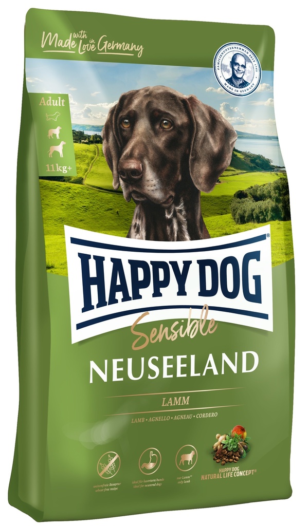 [4001967014051] HAPPY DOG SENSIBLE ADULT 11KG+ NEUSEELAND 12,5 KGS