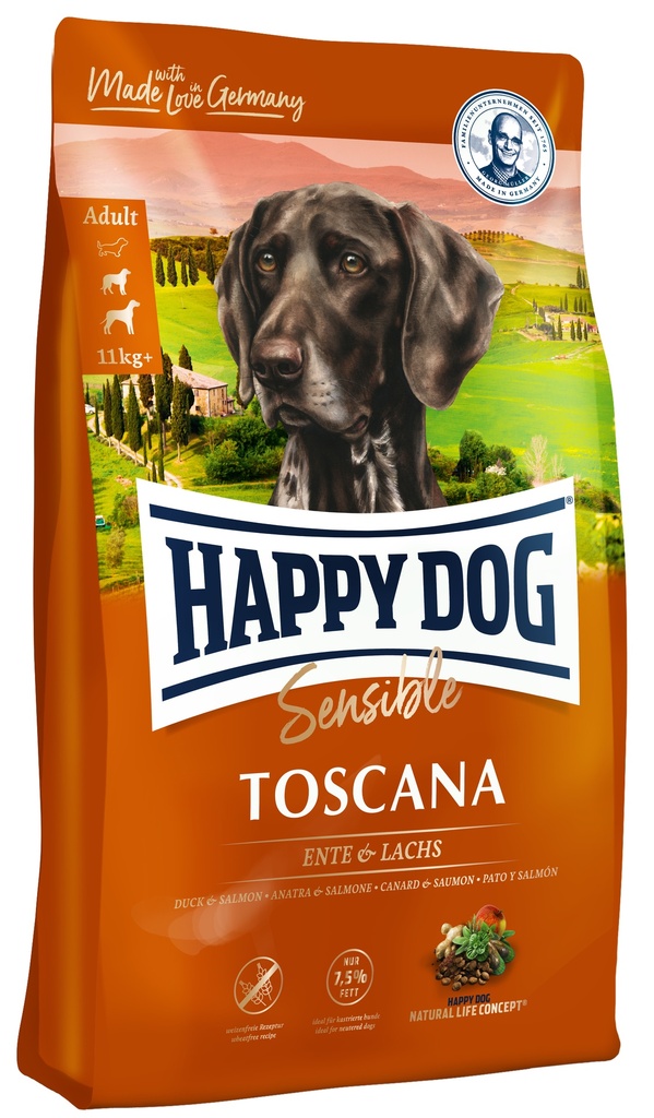 [4001967014143] HAPPY DOG SENSIBLE TOSCANA 4 Kg.