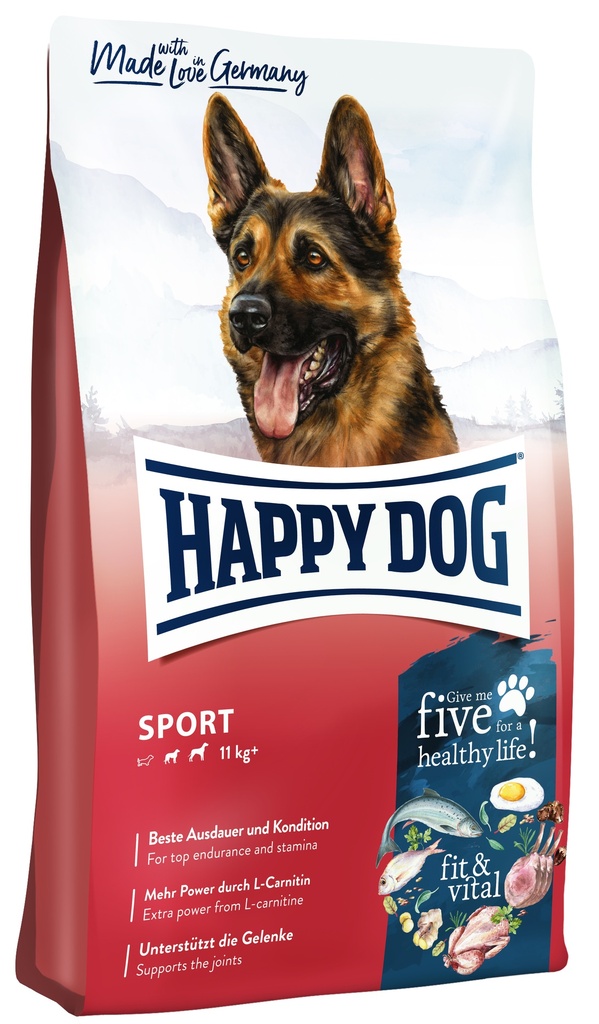 HAPPY DOG SUPREME FIT&WELL  ADULT 11 Kg.+ SPORT 15 Kg.