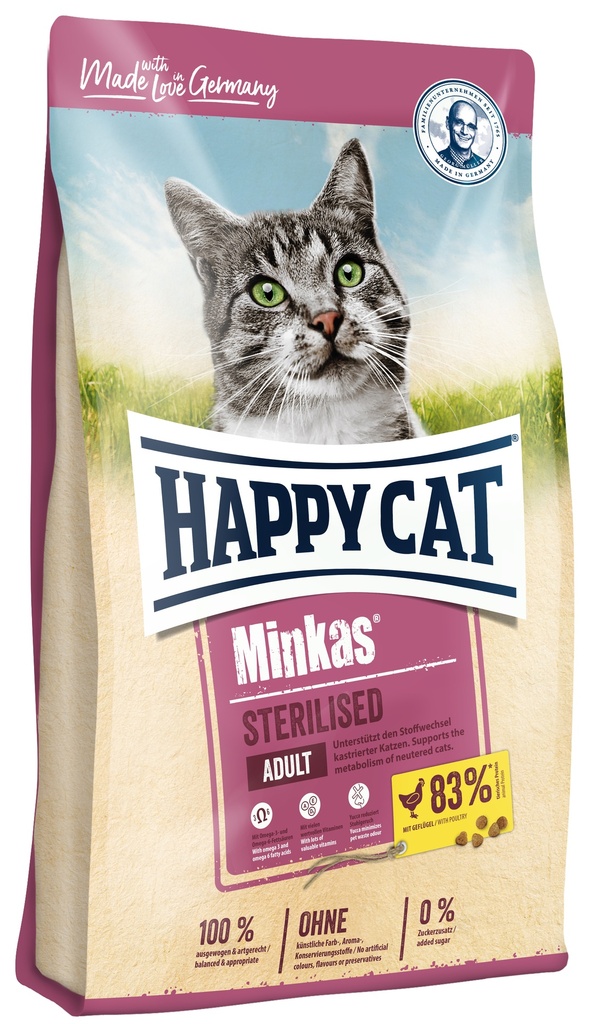 [4001967074208] HAPPY CAT MINKAS STERILISED ADULT 1,5 KG