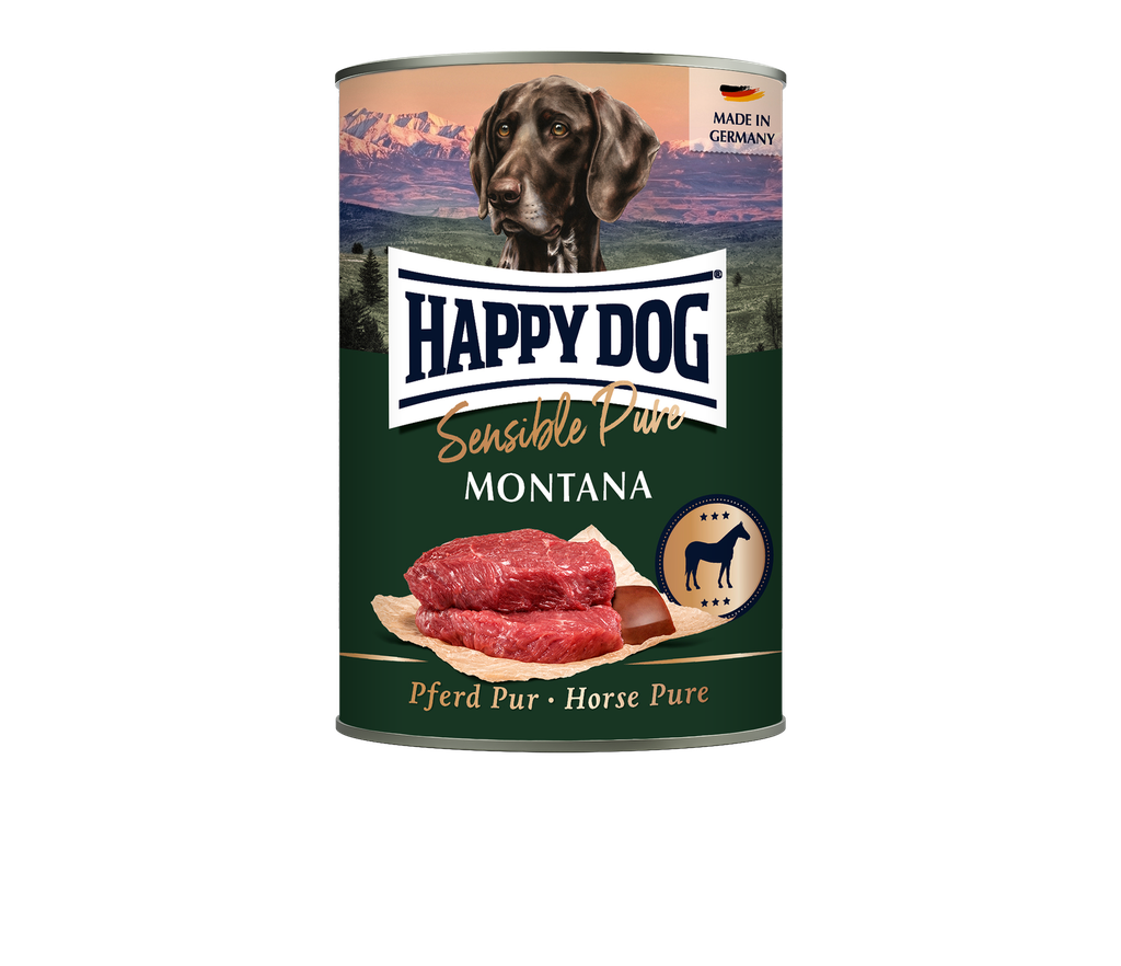 LATA HAPPY DOG CABALLO 400 gr.