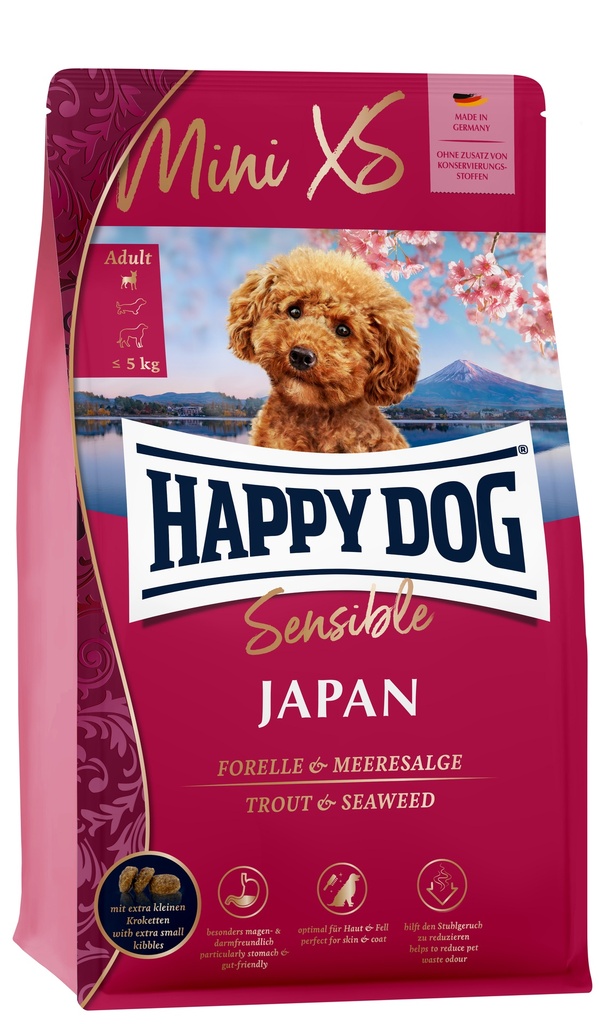 [4001967146684] HAPPY DOG SENSIBLE JAPAN 1,3 Kg.