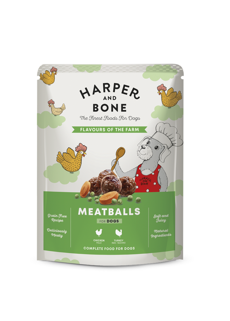 H&B POUCH DOG FLAVOURS OF THE FARM 300GR
