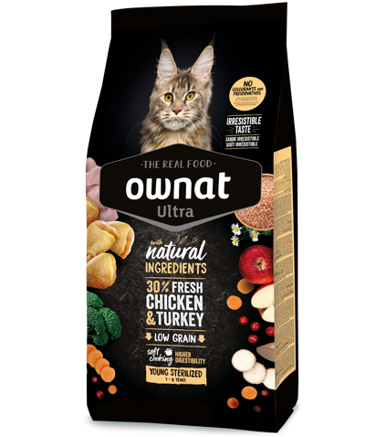 [8429037002689] OWNAT ULTRA CAT YOUNG STERILIZED 3 Kg.