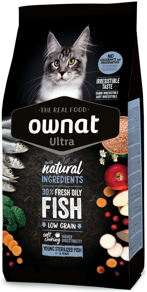 [8429037002696] OWNAT ULTRA CAT YOUNG STERIL. FISH 3 Kg.
