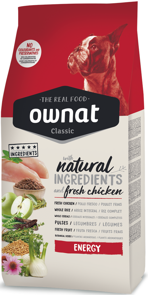 OWNAT CLASSIC ENERGY 20 Kg.