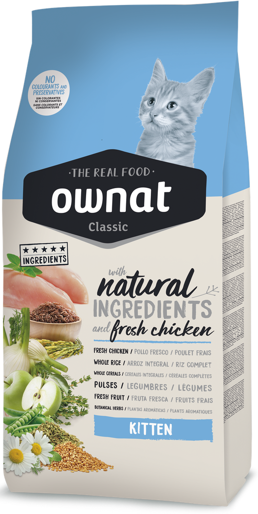 [8429037016266] OWNAT CAT CLASSIC KITTEN 4 Kg.